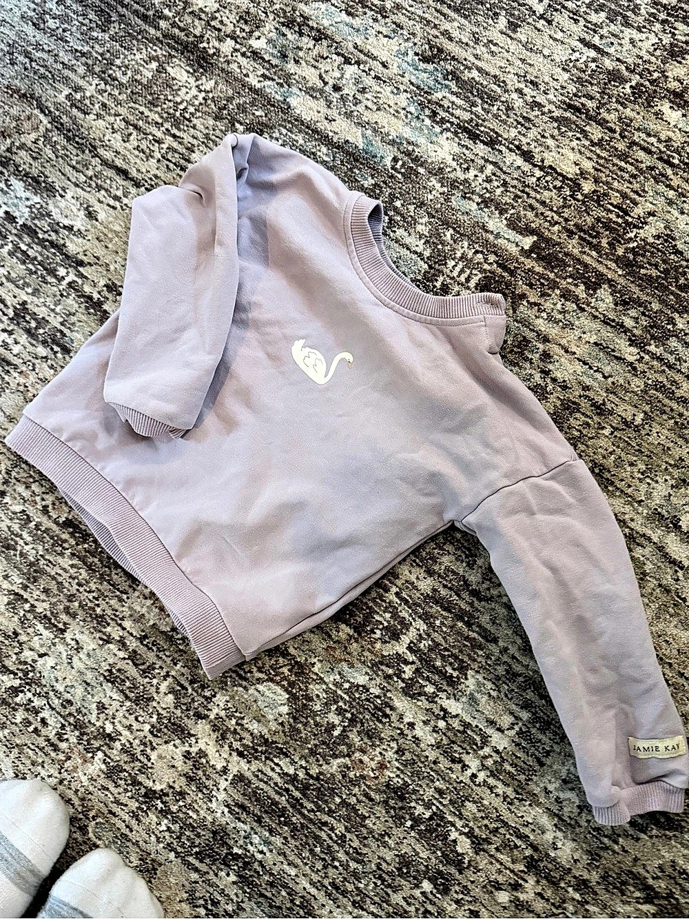 Jamie Kay Kids Purple Long Sleeve Sweatshirt